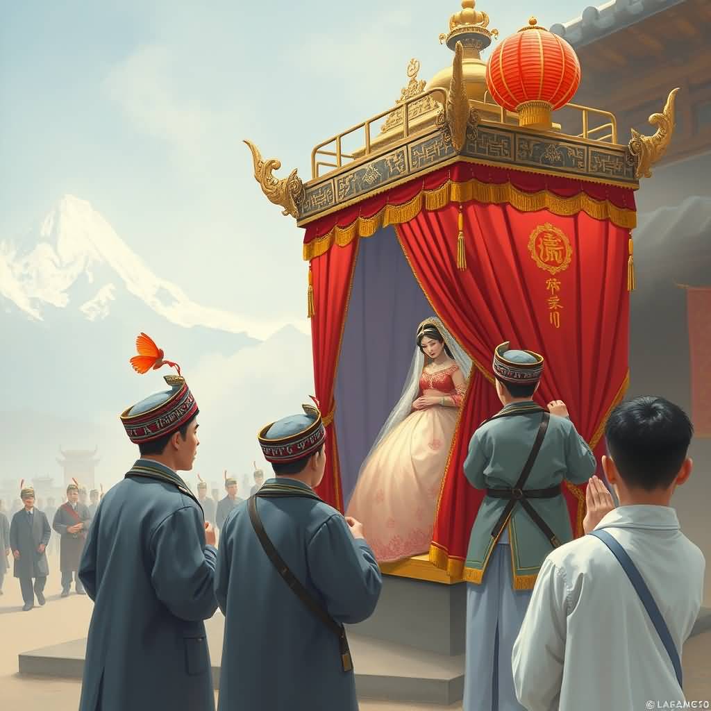 the palanquin bearer head