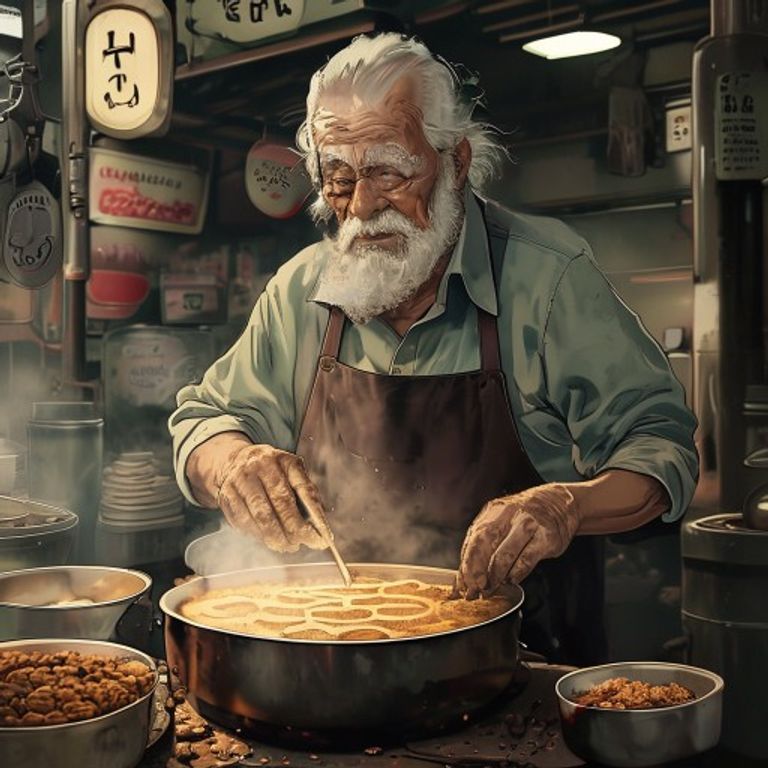 Fried Cake Old Man