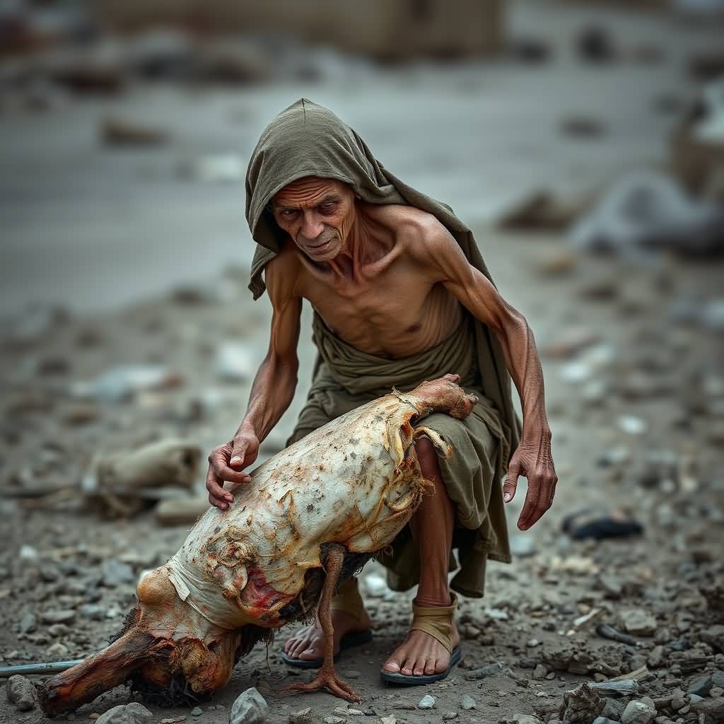 Starving Civilian