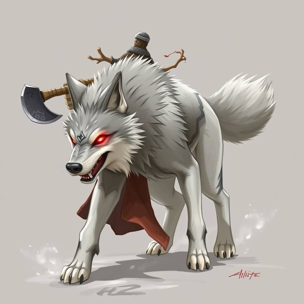 Gray Wolf (eye Socket Hit)