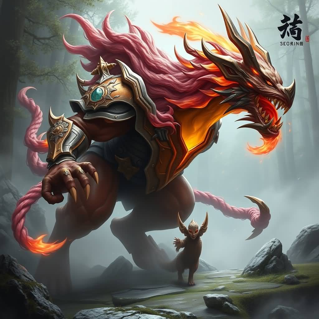 fire armor beast (mid‑grade general 5th)
