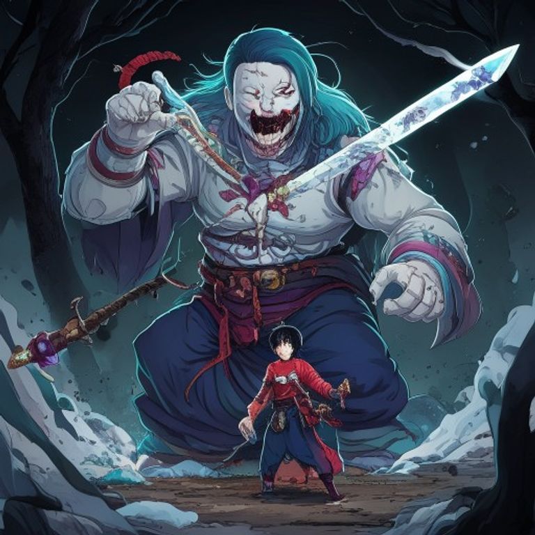 large puppet corpse