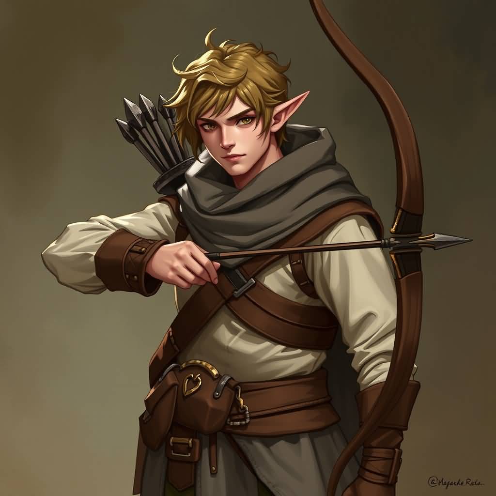 the timid human archer