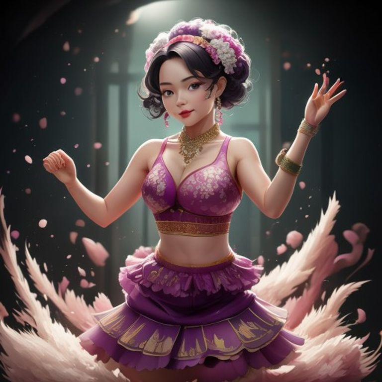 auntie in dance clothes
