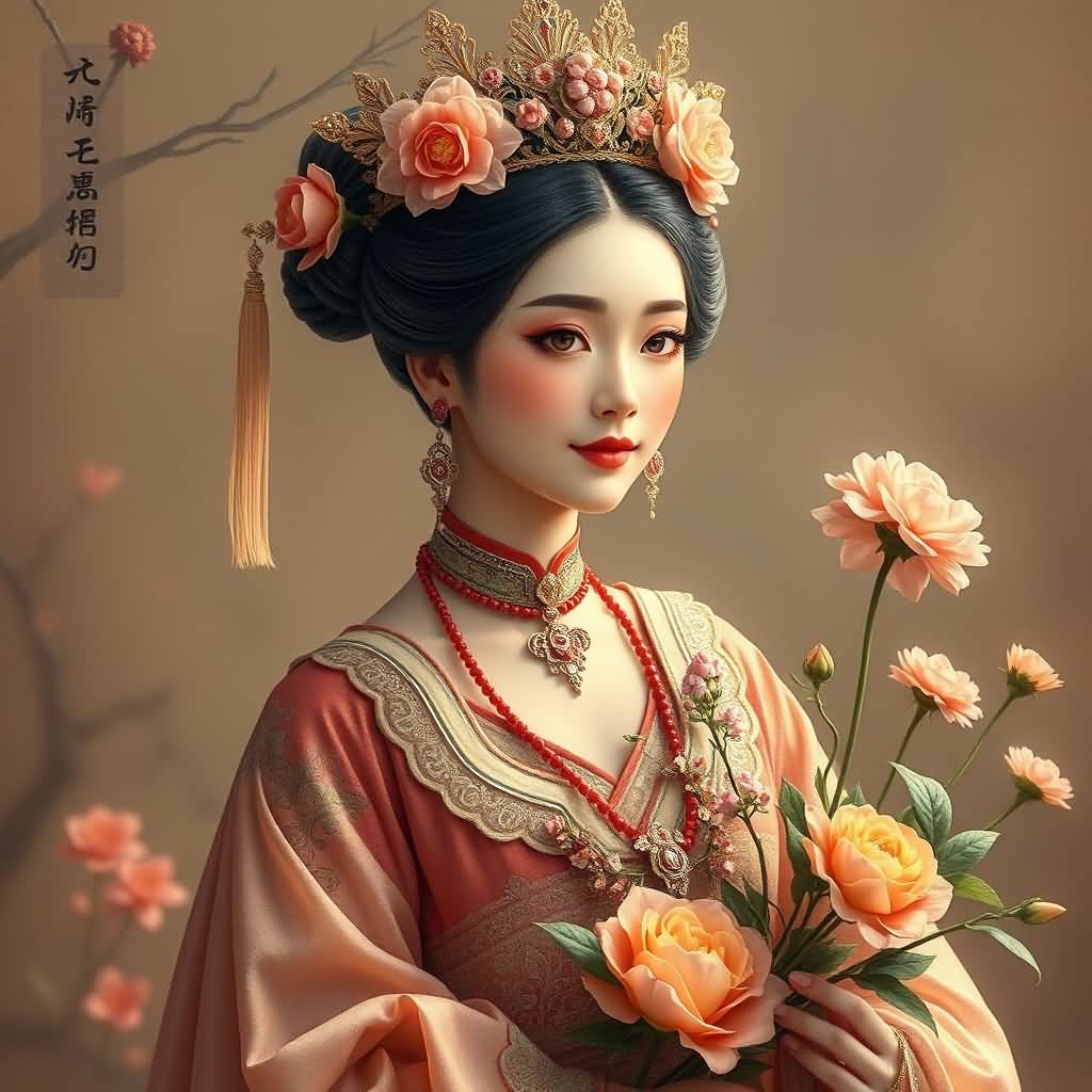 Flower Queen Of Chunxiang Building