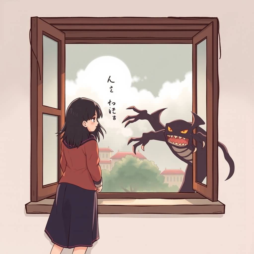 Window Girl 1