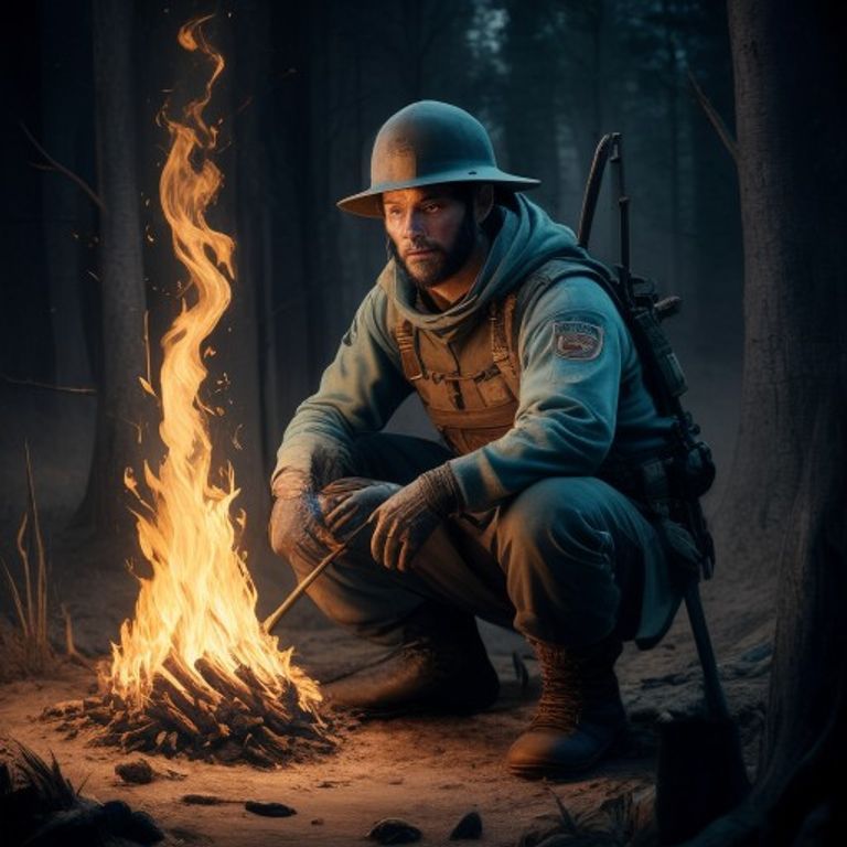 the soldier who made the fire