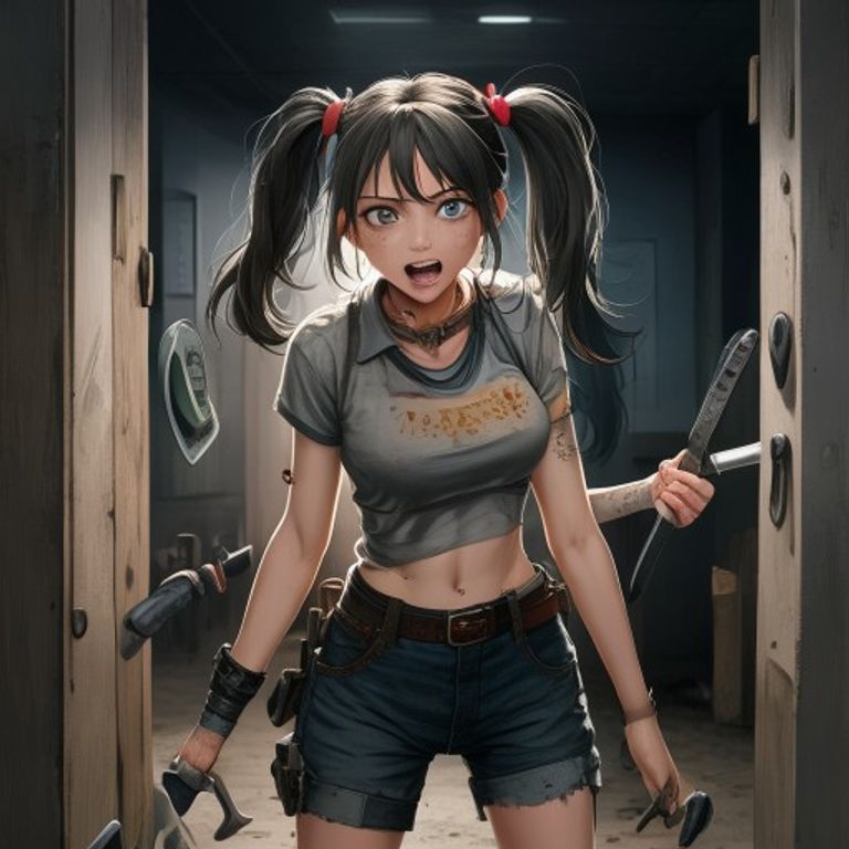 the twin-tailed girl