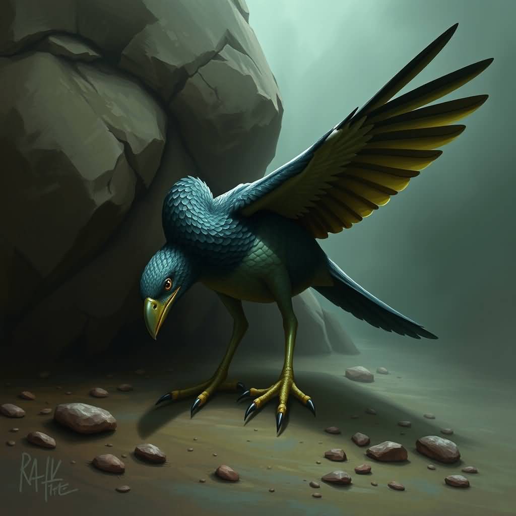 first fifth-rank snake-catching bird