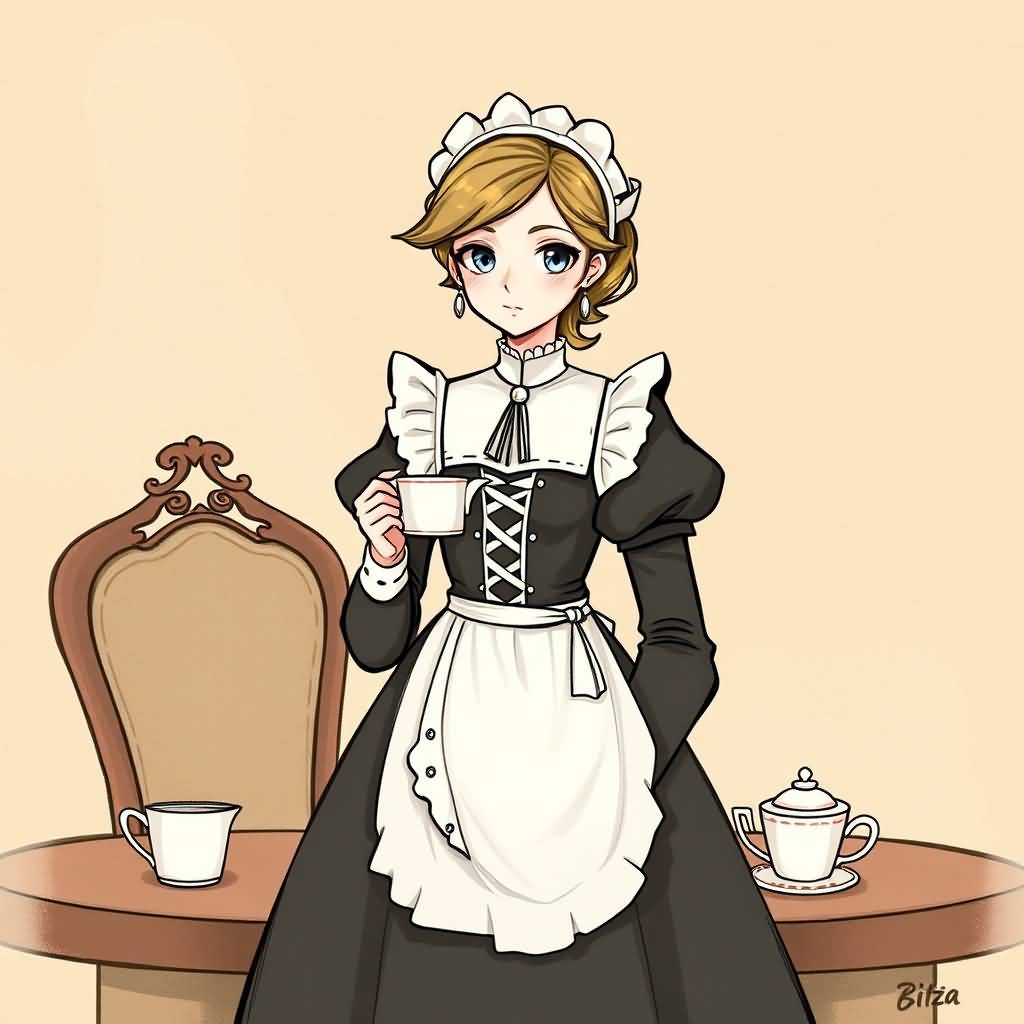Tea-serving Maid