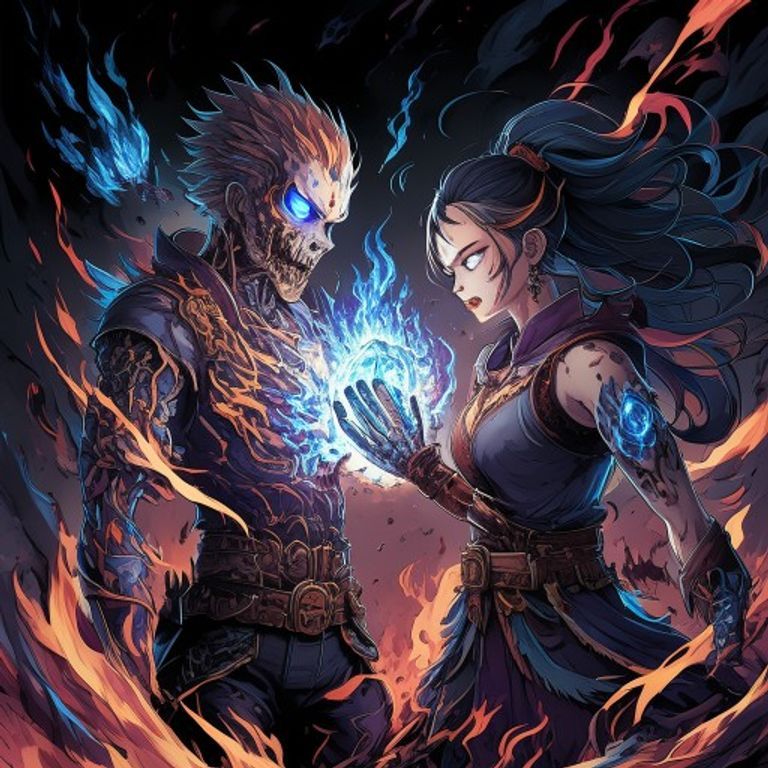 fire crystal zombie