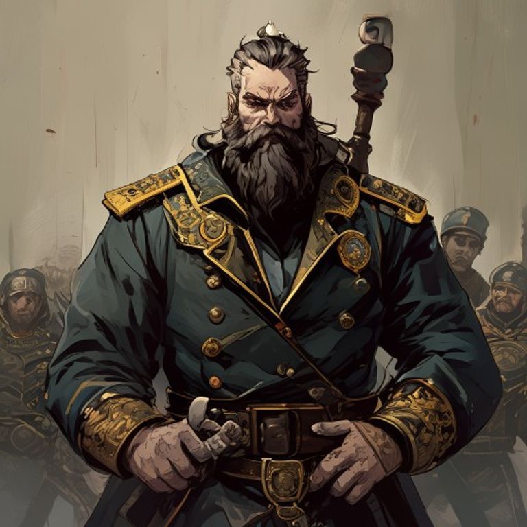burly general