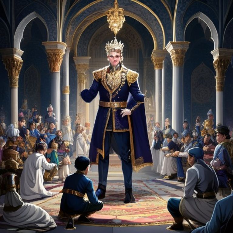 palace attendant (announcer)