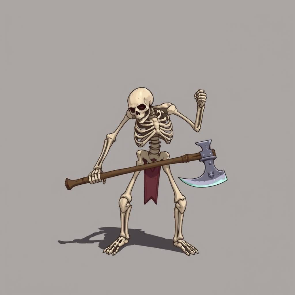 Axe Skeleton 2