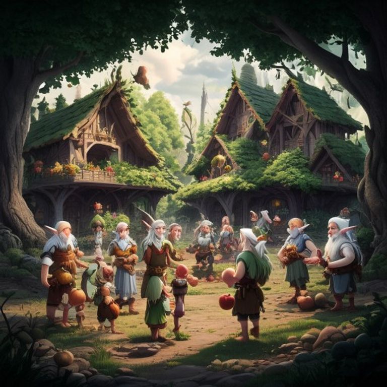 elf villagers