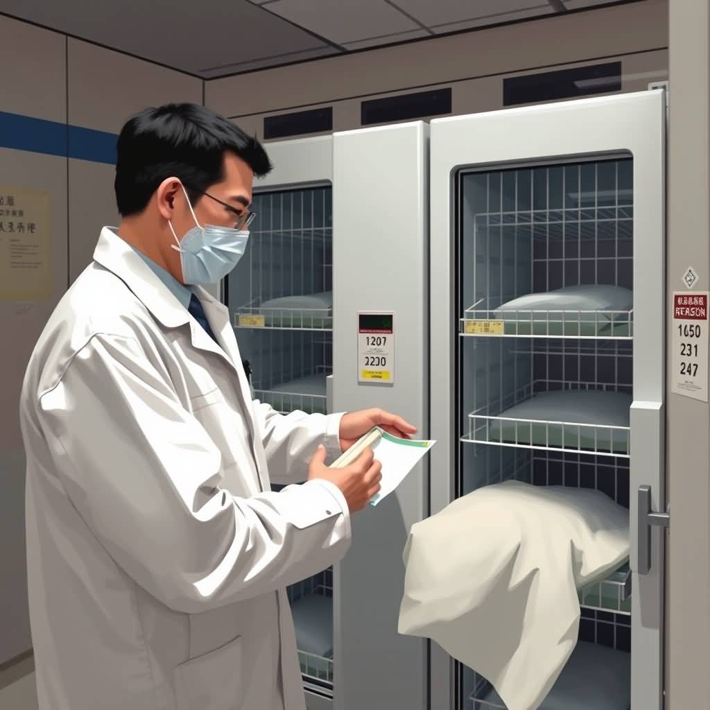 morgue worker