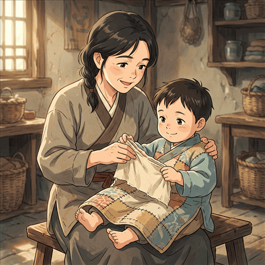 A Cloth‑providing Mother