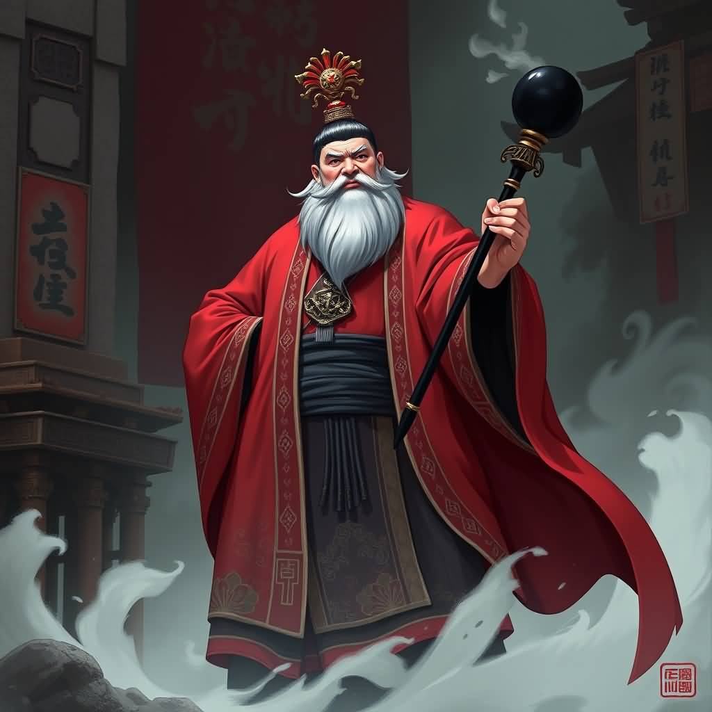 red-robed underworld judge