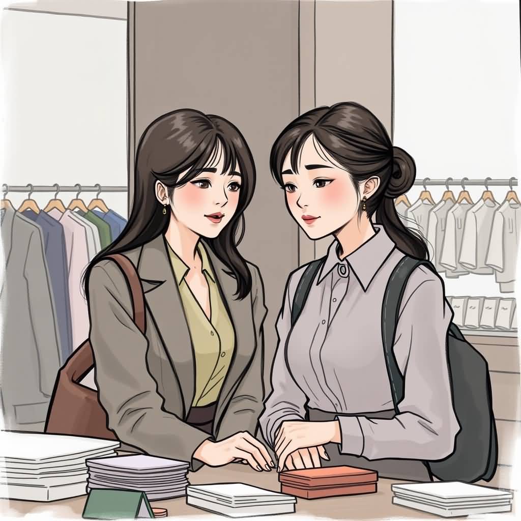 Colleague A (whispering)