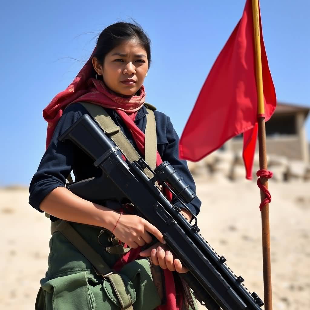 a member of the women's guard