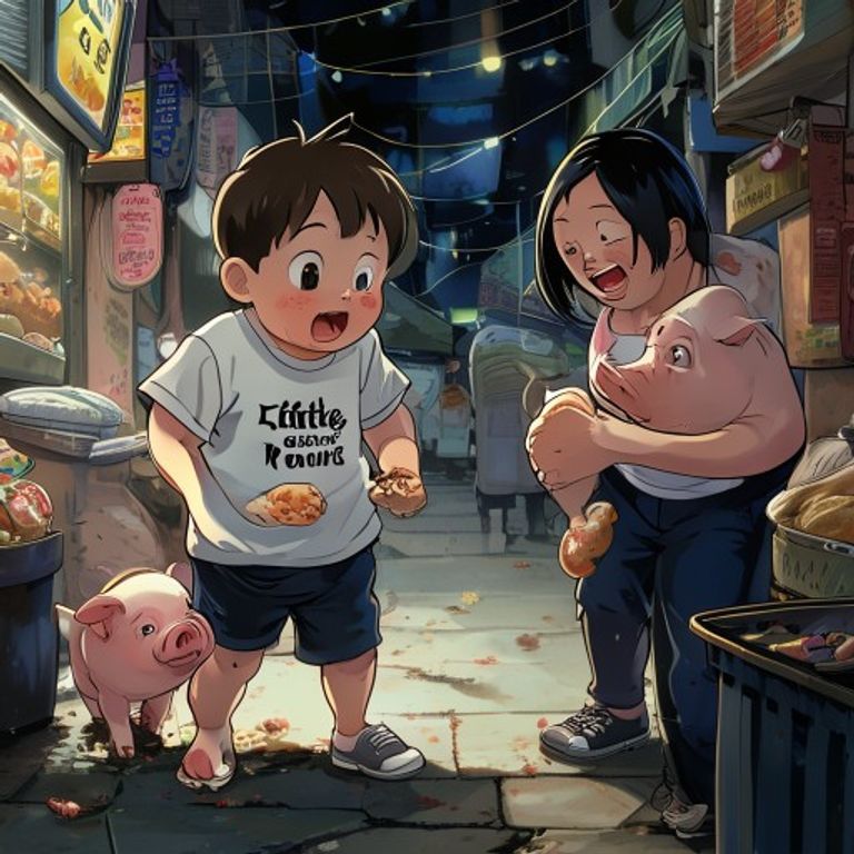 Little Boy (pig Trotters Boy)