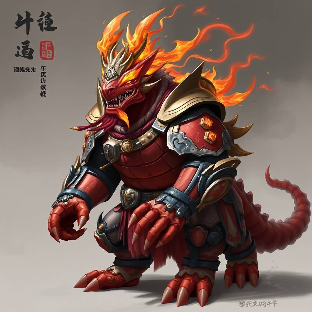 Fire Armor Beast (afternoon Group Representative)