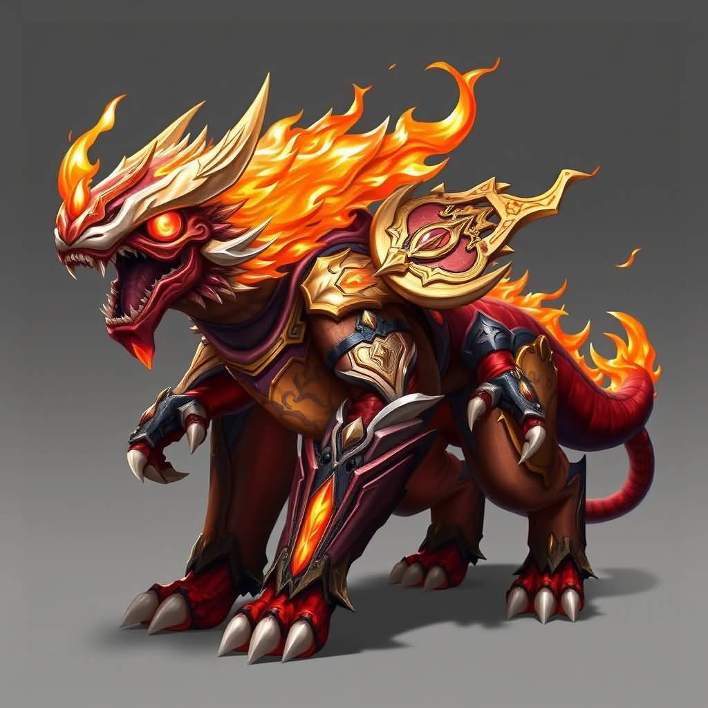 first fire armor beast (low‑grade general)