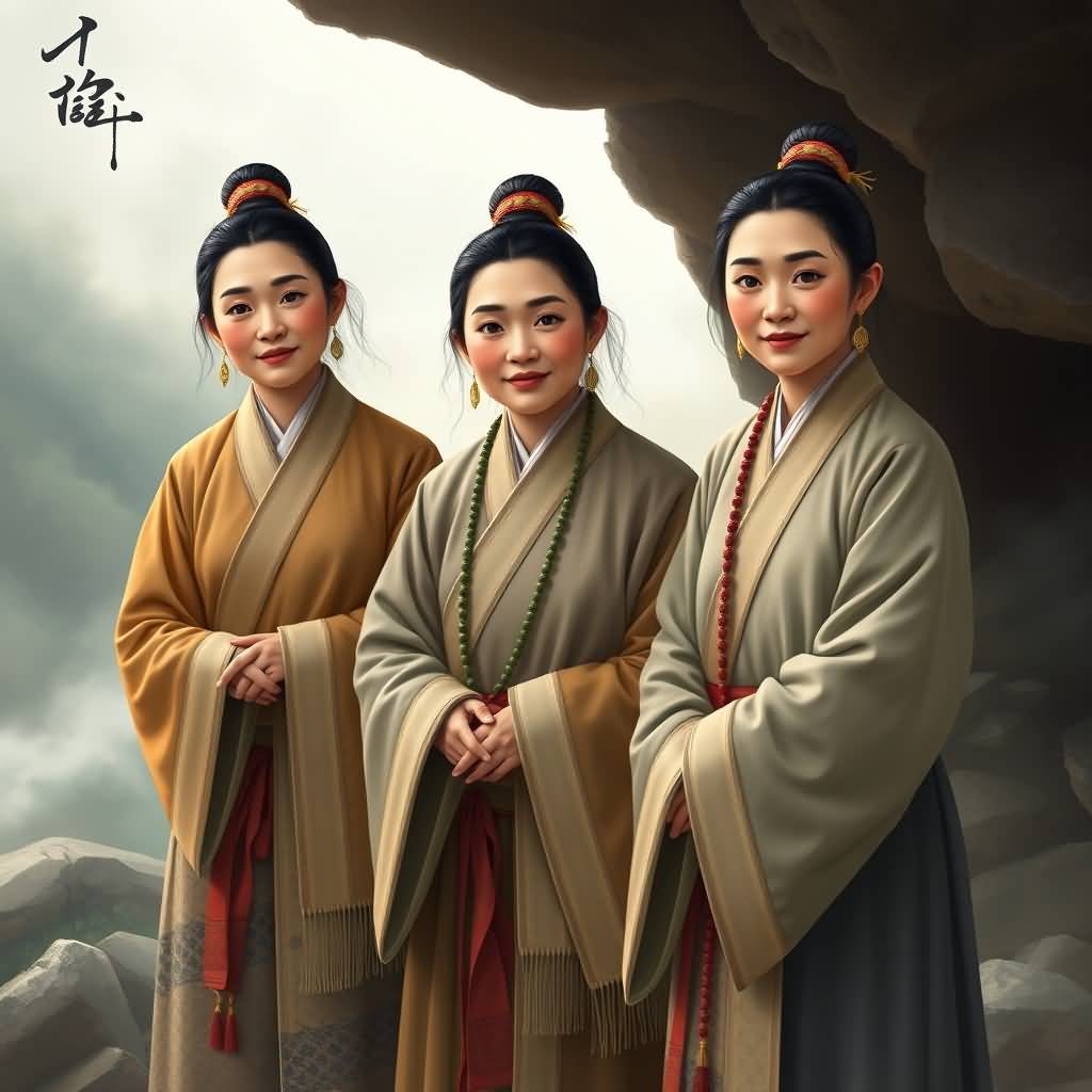 Three Middle-aged Females