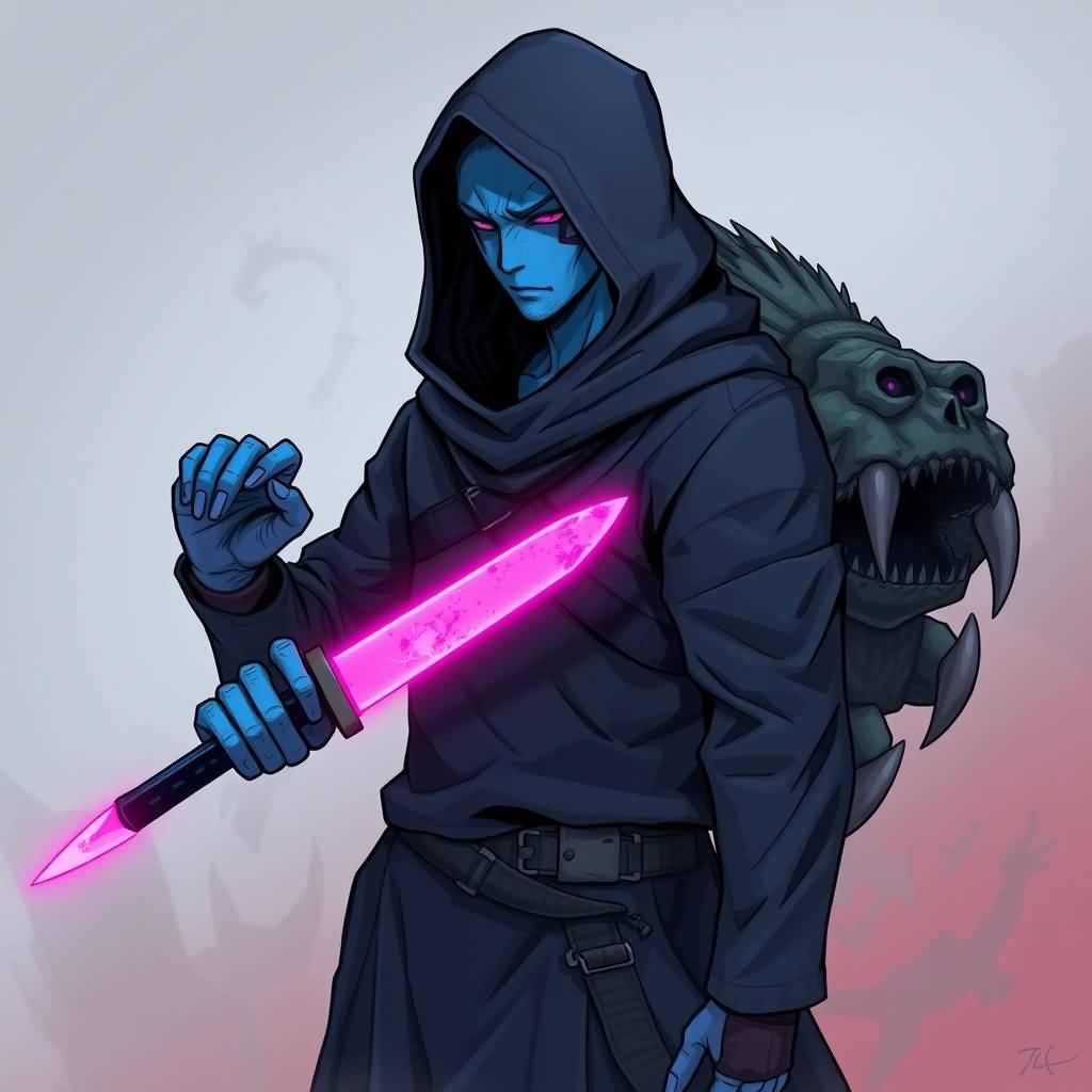 hooded assailant