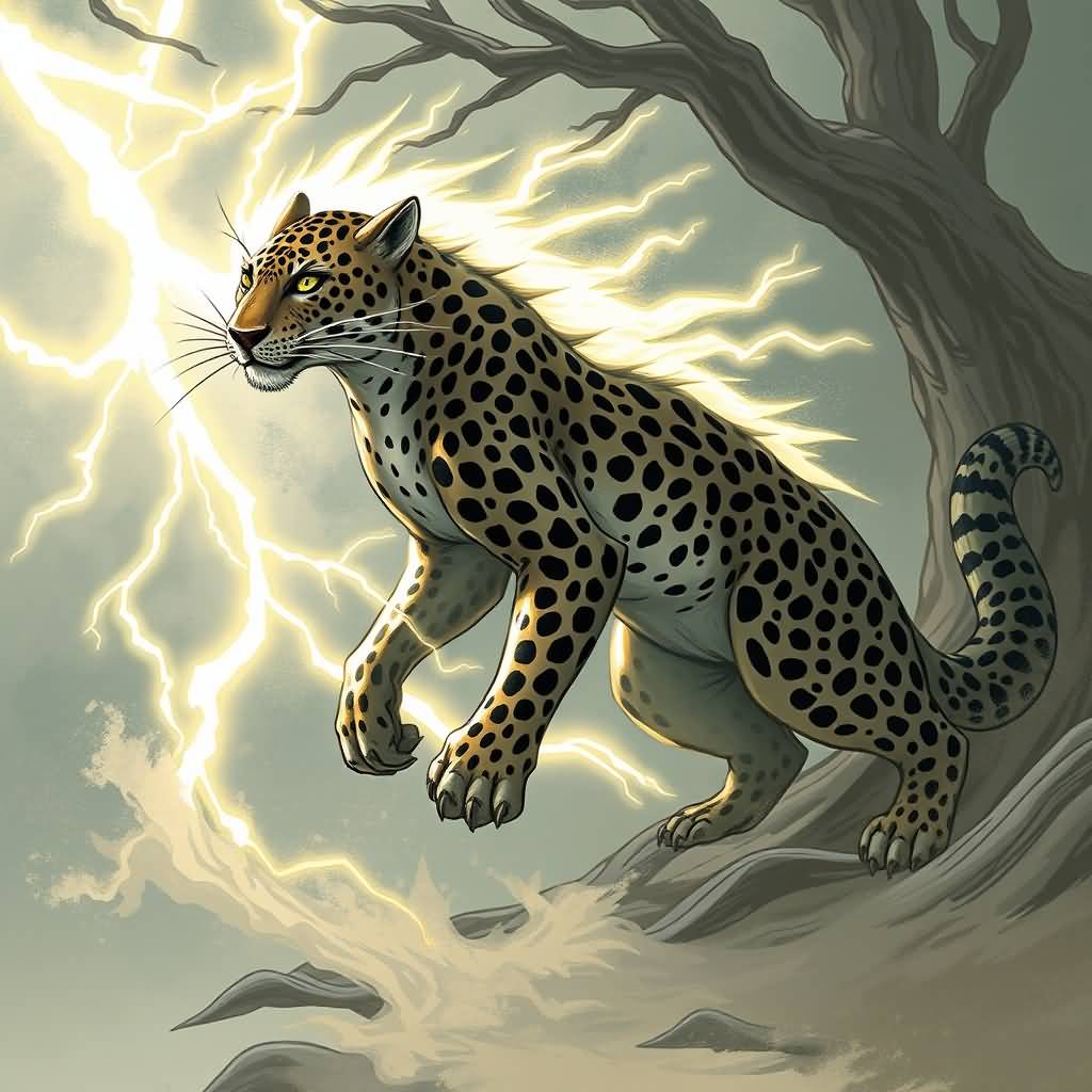 Wind Shadow Leopard