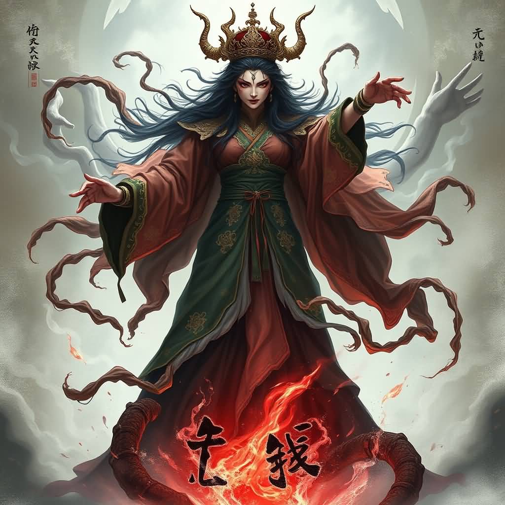 female evil ghost