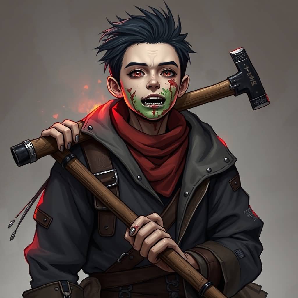 Young Infected Man