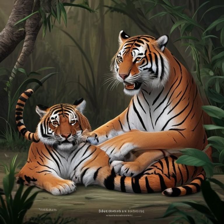 lactating tigress