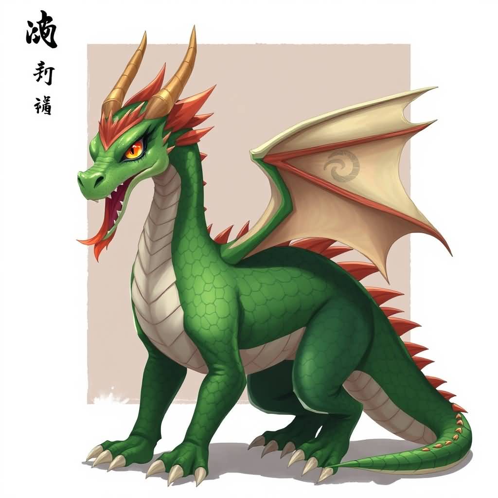 female green dragon