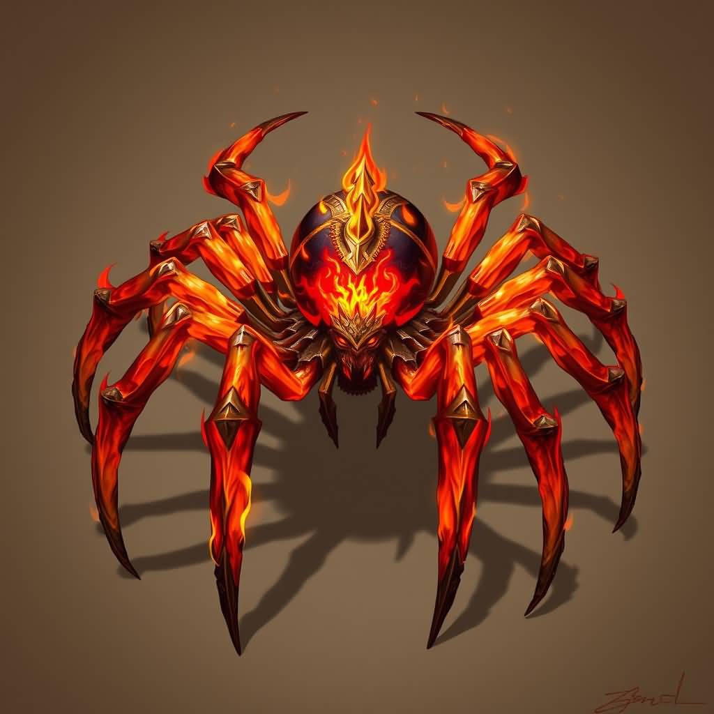blazing spider emperor